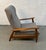 Mid 20th Century Mid-Century Scandinavian Style Walnut Reclining Lounge Chair For Sale - Image 5 of 12