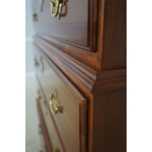 Harden Cherry Triple Stack Chippendale High Chest For Sale - Image 14 of 16