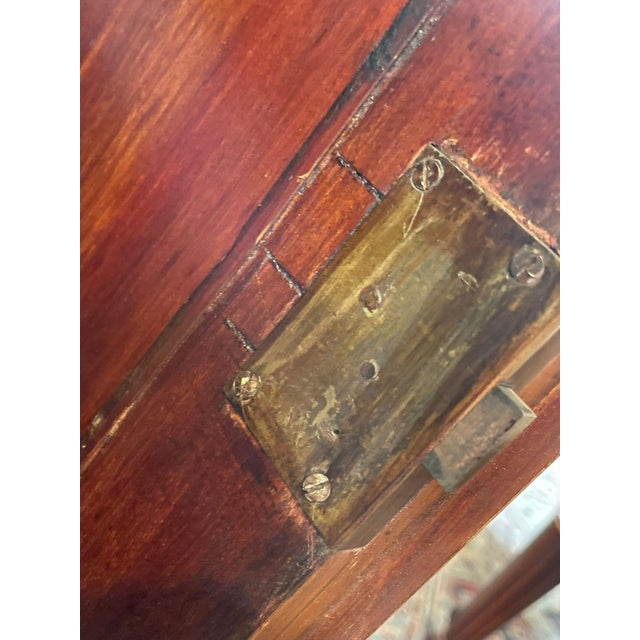 1960s Vintage Empire-Style Display Cabinet in Wood with Bronze Decorations, 1960s For Sale - Image 5 of 17