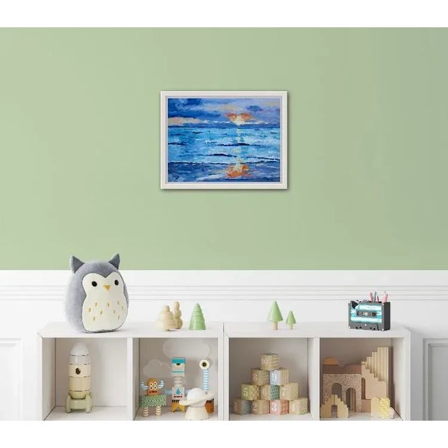 12x16 oil on linen panel Maui Sunset - plein air painting I painted this plein air, on location in Maui. We own a small...