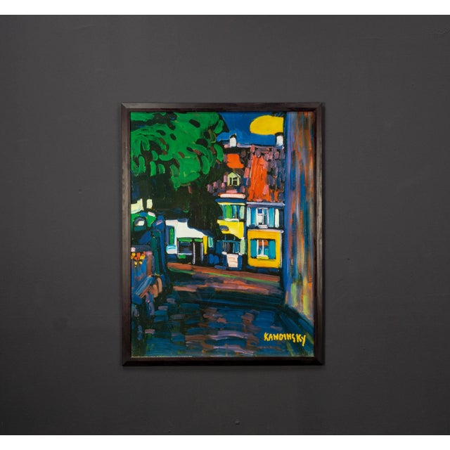 After Wassily Kandinsky, Murnau Houses in the Obermarkt, 1908, Large Art Print, Framed For Sale - Image 12 of 12