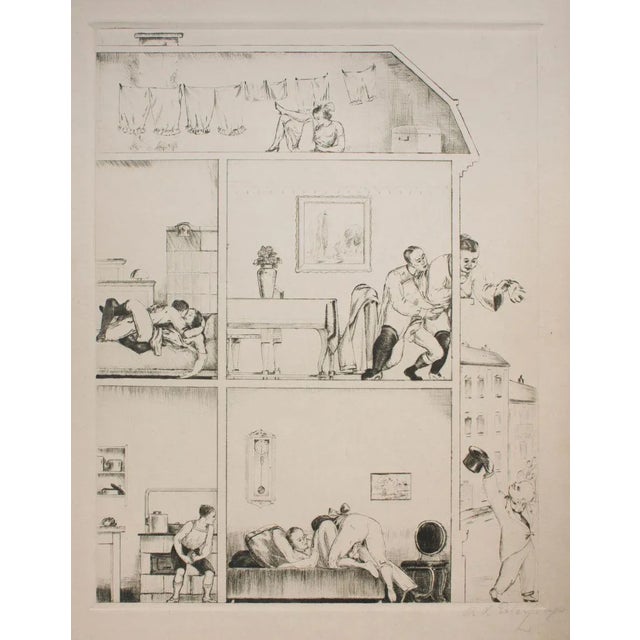 La Bible Noire - Complete Suite of Etchings by R.L. Delechamps - 1921 1921 For Sale - Image 6 of 12