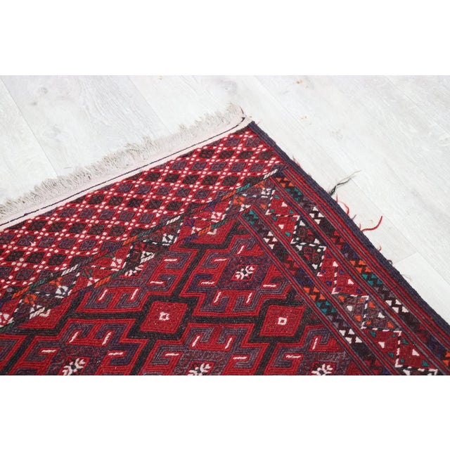 Vintage Nomadic Kilim Rug, 1940s For Sale - Image 6 of 13