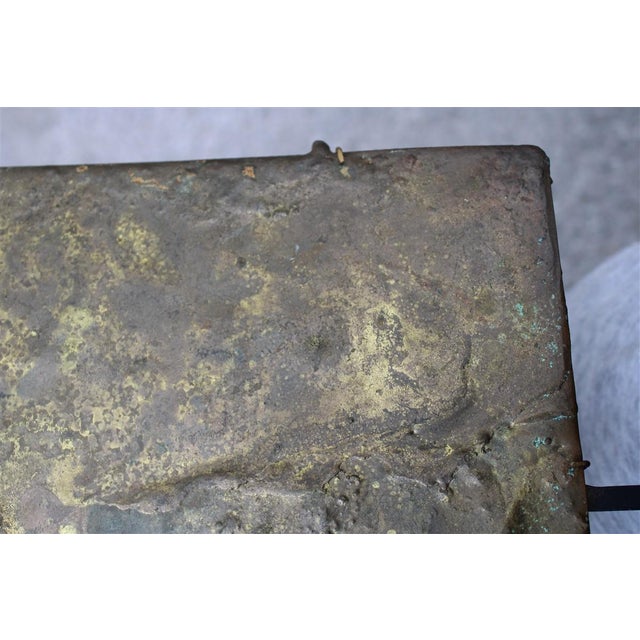 Metal Harry Bertoia, Brutalist Sculpture, 1960, Bronze For Sale - Image 7 of 13