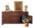 18th Century Oak Dresser Base With Raised Panel Cupboard Doors (C. 1740) For Sale