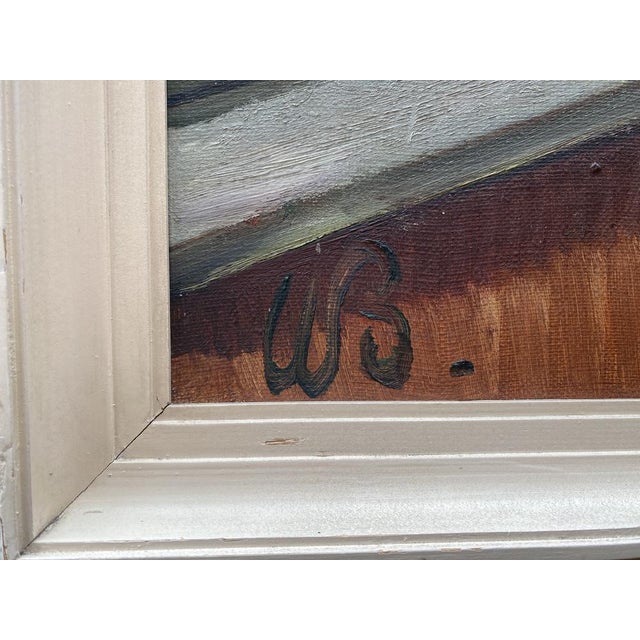 Continental School Artist, Flowers in Vase, Oil on Canvas, 1950s, Framed For Sale - Image 18 of 18