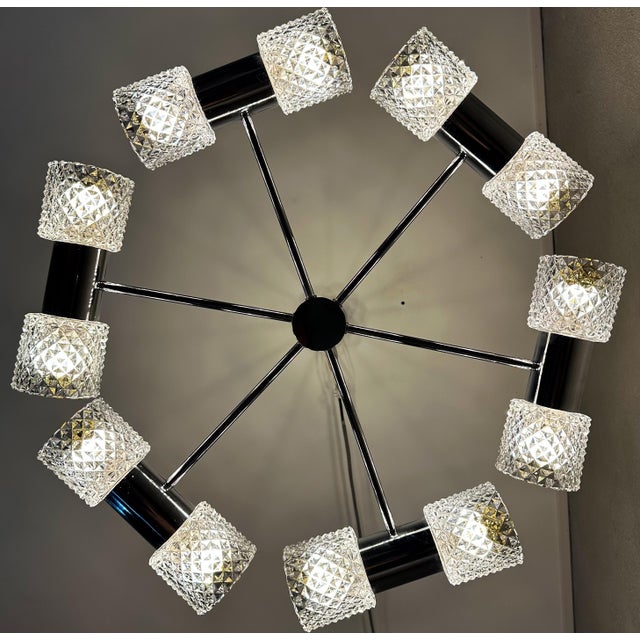Vintage Chandelier from Kaiser Leuchten, 1970s For Sale - Image 7 of 17