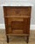 Antique French Oak Bedside Table with Marble Top For Sale - Image 14 of 14
