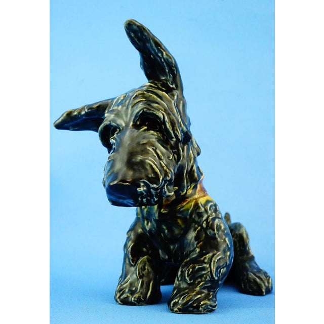 20th Century Ceramic Scottish Terrier Scottie Dog Sculpture by Ida Meisinger for Goldscheider For Sale - Image 10 of 18