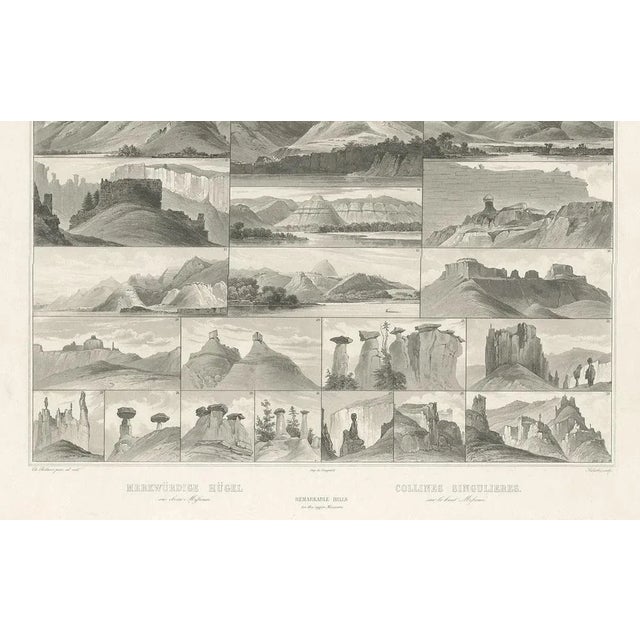 After Bodmer, Illustration of Hills on the Upper Missouri, 1840, Print For Sale - Image 4 of 5