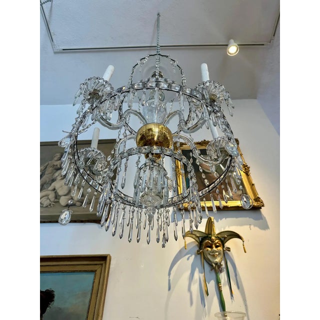 19th Century Swedish Neoclassical Chandelier For Sale - Image 4 of 6