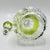 Mid-Century Modern Hand-Blown Green Cut-to-Clear Crystal Osram Decanter with Stopper from Val St. Lambert, 1950s For Sale - Image 12 of 14