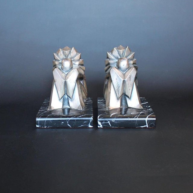 Art Deco Bookends, 1930s, Set of 2 For Sale - Image 3 of 6