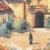 Modern 'Carmel Mission' by Henry Hank Volle, Santa Clara, California, Society Western Artists, Architectural For Sale - Image 3 of 10