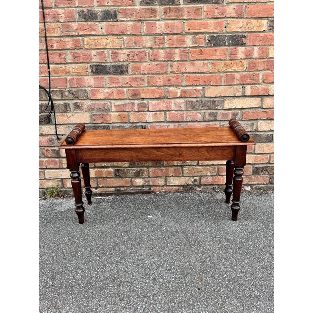 19th Century English Hall Bench For Sale In Nashville - Image 6 of 8