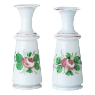 Vases in Crystal and Glass from La Granja, 1800s, Set of 2 For Sale