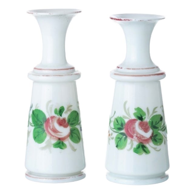 Vases in Crystal and Glass from La Granja, 1800s, Set of 2 For Sale