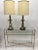 Pair of monumental, very heavy vintage brass lamps by Stiffel. 30”tall to the top of lamp socket, 37” to the top of...