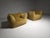 Early edition pair of le bambole lounge chairs designed by mario bellini for c&b italia, italy, circa 1970s. These iconic...