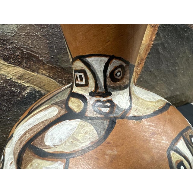 Art Brut Ceramic Vase by Odile Mandrette For Sale - Image 4 of 8