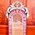 Small Venetian Red Cut to Clear Glass Mirror With Engraved Designs For Sale - Image 10 of 11
