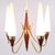 5-Arm Chandelier in Brass and Teak with Opal Glass by Bent Karlby for Lyfa 1960s For Sale - Image 10 of 13