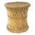 Wicker Reed Stool or Pedestal Drink Table For Sale
