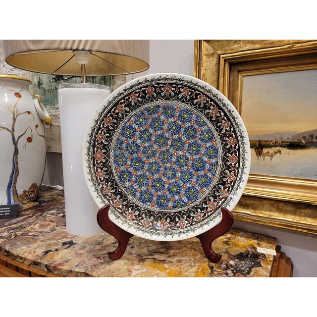 Turkish Ceramic Dish, 1950s For Sale - Image 3 of 18