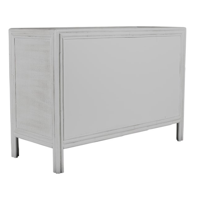 David Francis Bermuda Six-Drawer Dresser - Light Gray For Sale - Image 4 of 6