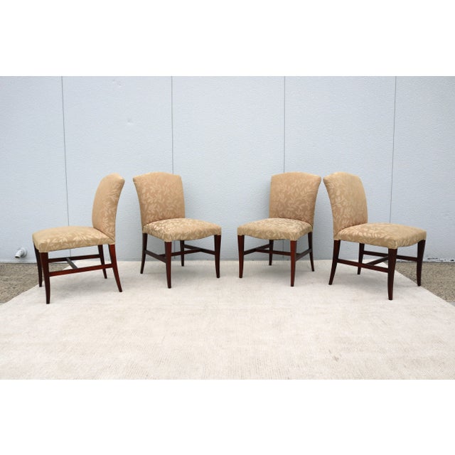 2000 - 2009 Transitional Andrew Gower for Jasper Group Portrait Dining Chairs - Set of 4 For Sale - Image 5 of 12