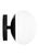 Modern ED Ellen DeGeneres by Visual Comfort Studio Lune Sconce, Aged Iron For Sale - Image 3 of 6