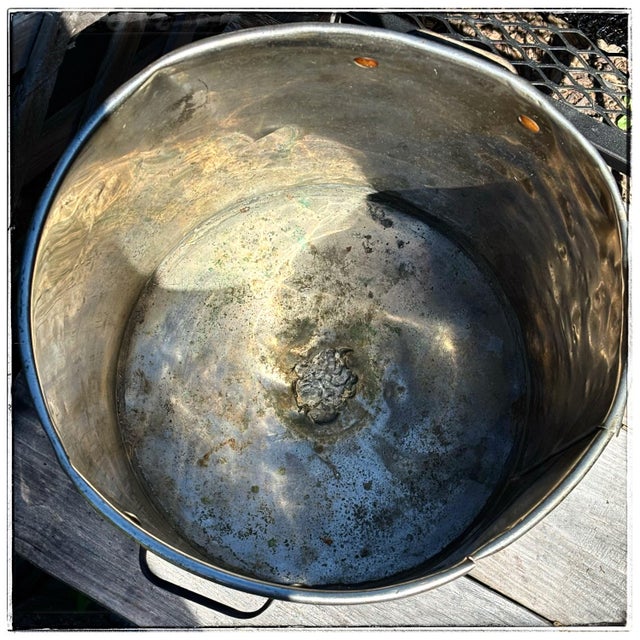 Copper Copper Bucket Antique European For Sale - Image 8 of 12