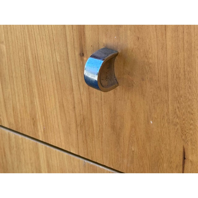 Founders Furniture Company Vintage 1970s Jack Cartright for Founders Furniture Light Elm Wood Small Dresser For Sale - Image 4 of 8