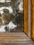 Gray 1930's Impressionist Winter Snow Scene Oil Painting on Canvas "Bund of Shanghai Covered With Snow" For Sale - Image 8 of 11