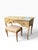 French Provincial 1940s Ralph H. Widdicombe for John Widdicomb Hand-Painted Louis XV Vanity & Bench For Sale - Image 3 of 15