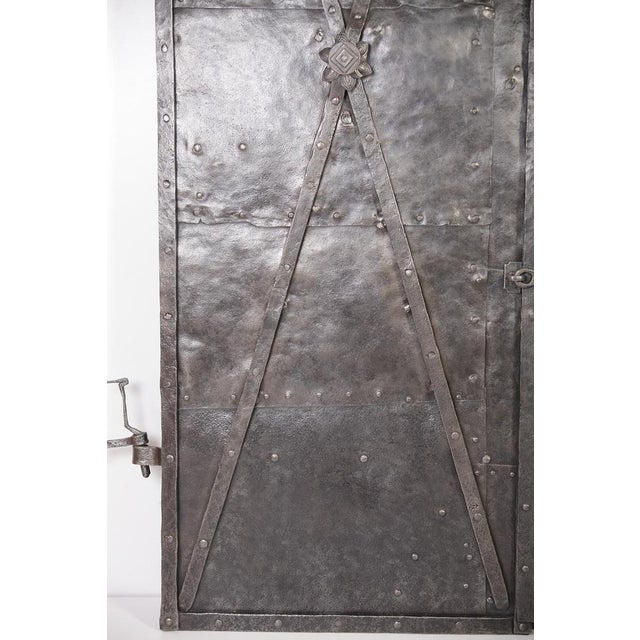 Antique Iron Clad Double Doors, 1780s For Sale - Image 16 of 18