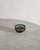 Rare Italian mid century modern ”Fasce di Colore” colorful hand blown glass bowl in red and green by Fulvio Bianconi...