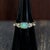 East West Opal Ring W Earth Mined Diamonds in Solid 14k Yellow Gold | Oval 8x6mm For Sale - Image 10 of 18