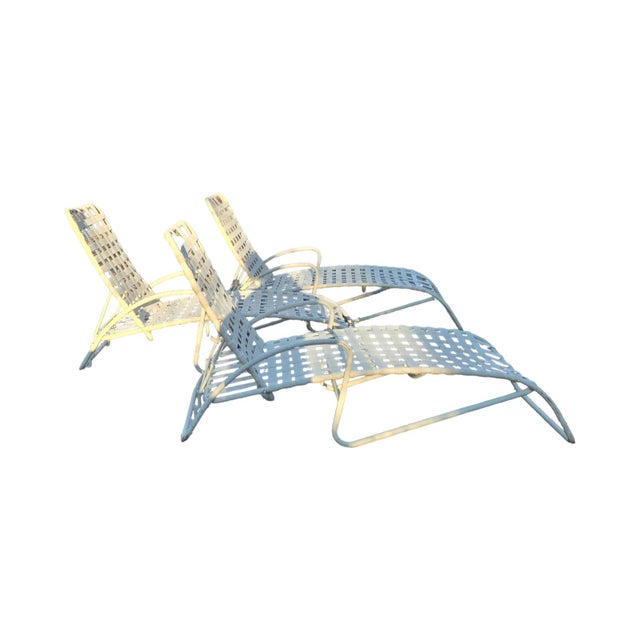 Mid-Century Modern Late 20th Century Brown Jordan Patio Chaise Lounge Chairs, 3 Pieces For Sale - Image 3 of 9