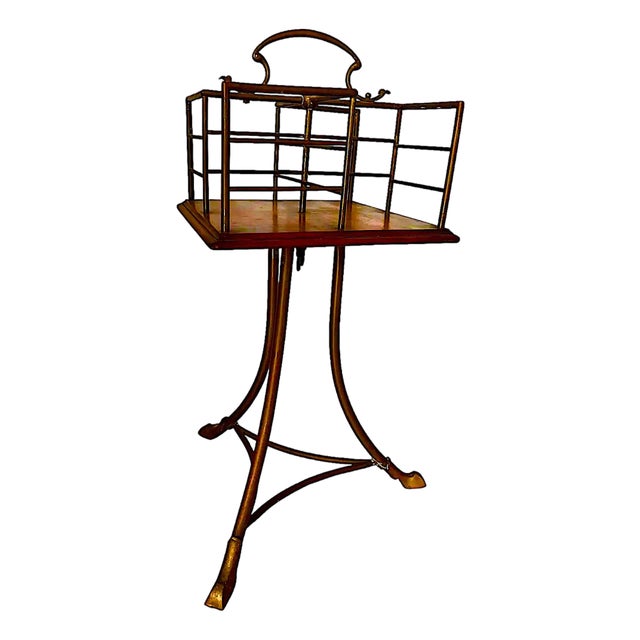 Antique Edwardian Revolving Bookstand For Sale