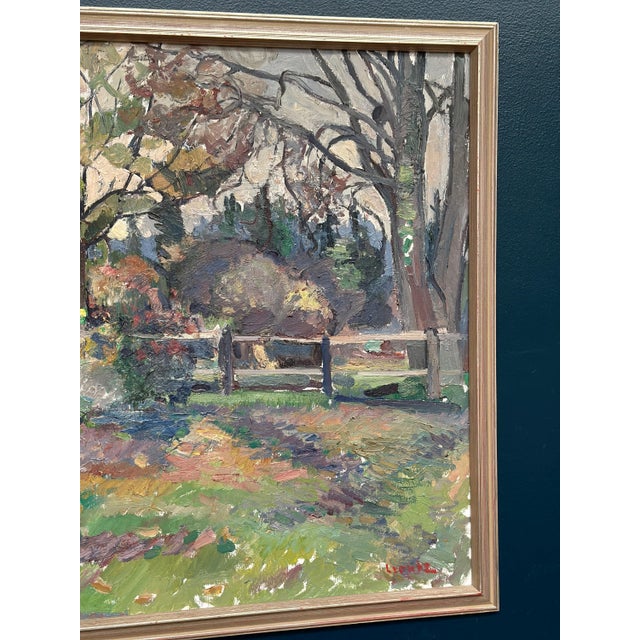 Bengt Crantz, Layered Landscape, 1950s, Oil on Panel, Framed For Sale - Image 13 of 18
