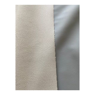 10 Yards Blue Vegan Leather Upholstery Fabric For Sale