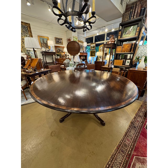 2020s Custom 72" English Dining Table For Sale - Image 5 of 11