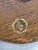 Vintage 1970's Copper Trim Wooden Salad Serving Bowl For Sale - Image 9 of 9