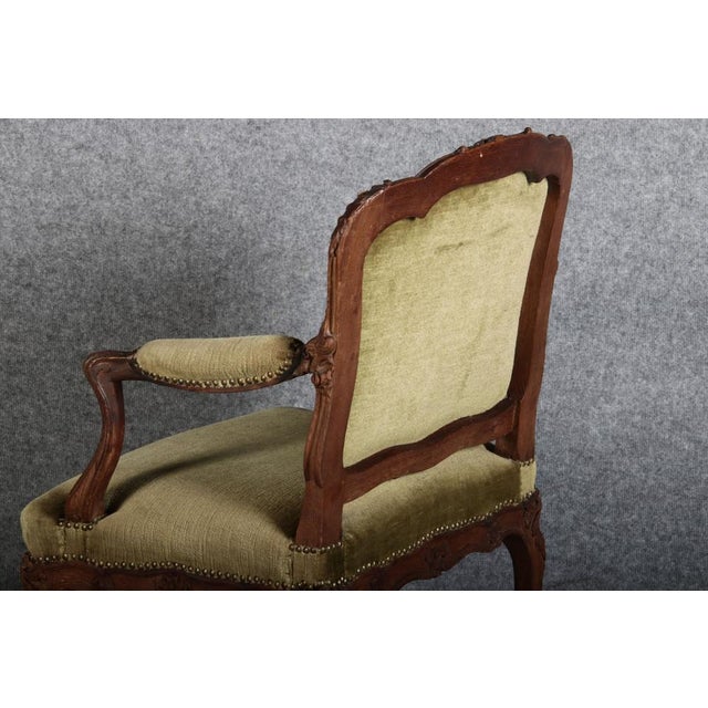 Mid 19th Century Antique French Armchair, 1860, Set of 4 For Sale - Image 5 of 18