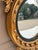 Antique 19th Century American Federal Giltwood Eagle Bullseye Convex Mirror For Sale - Image 10 of 13