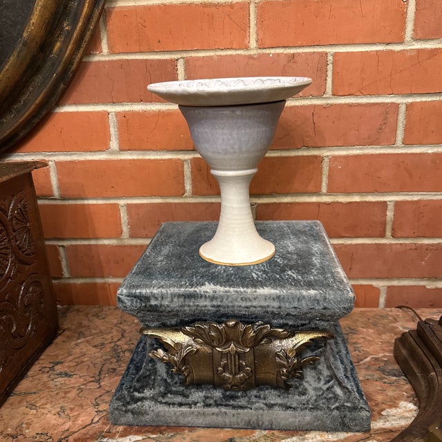 Religious Pottery Religious Chalice & Paten For Sale - Image 3 of 4