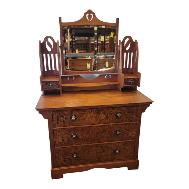 1900s Arts & Crafts Misson Dresser By: Shapland & Petter Mission Style For Sale