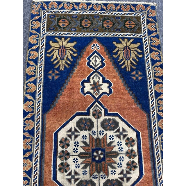 Turkish Yastik Rug 1'8" x 3'10" For Sale - Image 4 of 5