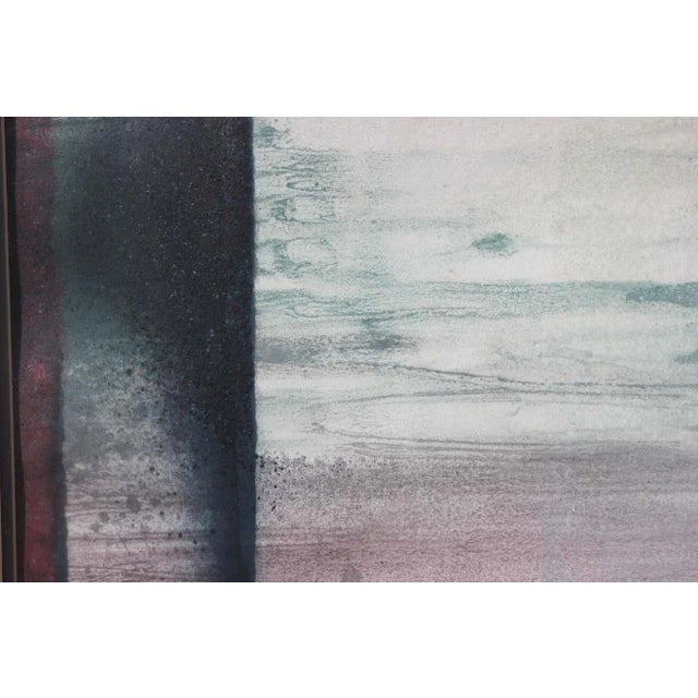 Contemporary Geometric Abstract Mixed-Media Painting by Charles Bernell, Framed For Sale - Image 9 of 11